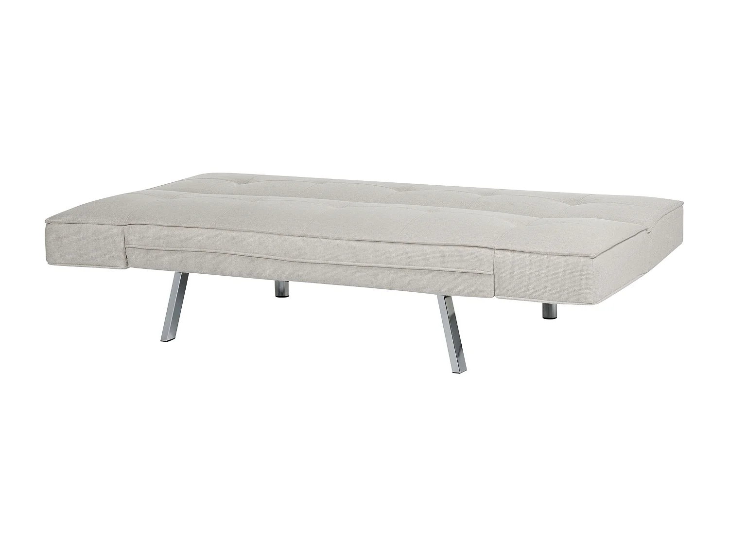 Sofá-cama BRISTOL Tecido Creme 3 lugares