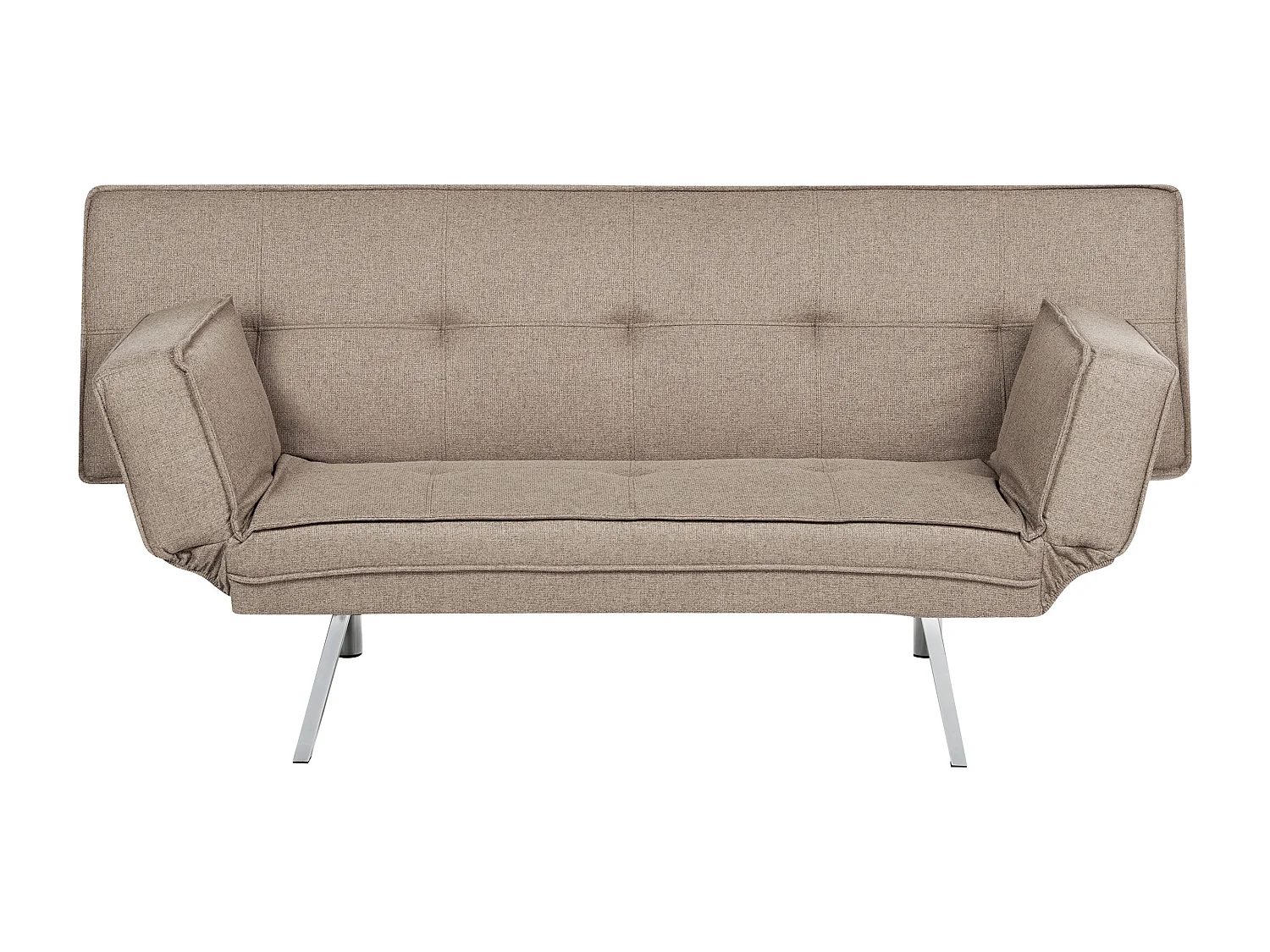 Sofá-cama BRISTOL Tecido Castanho 3 lugares