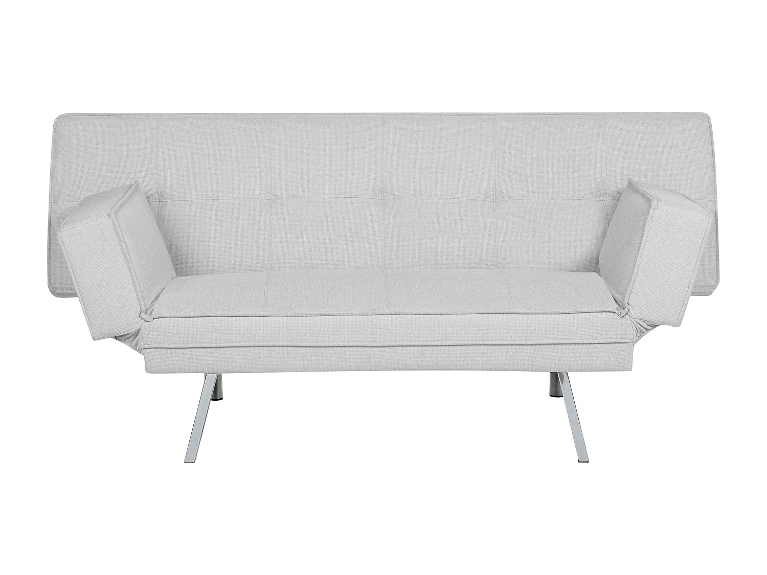 Canapé-lit BRISTOL Tissu Gris clair 3 places