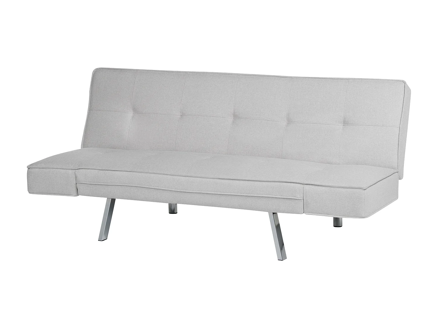 Canapé-lit BRISTOL Tissu Gris clair 3 places