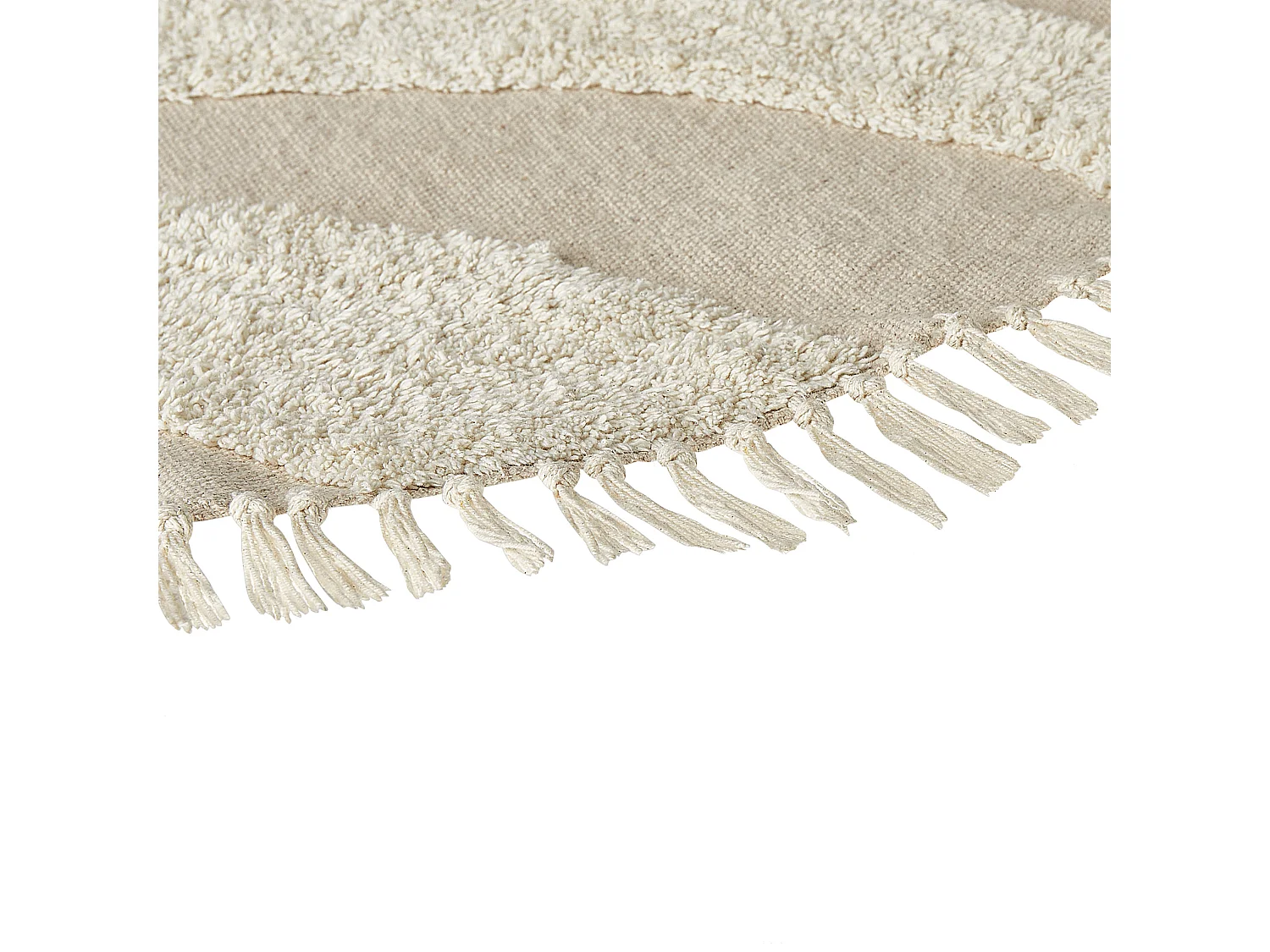 Tapis de sol ⌀ 140 cm beige ARTMAK