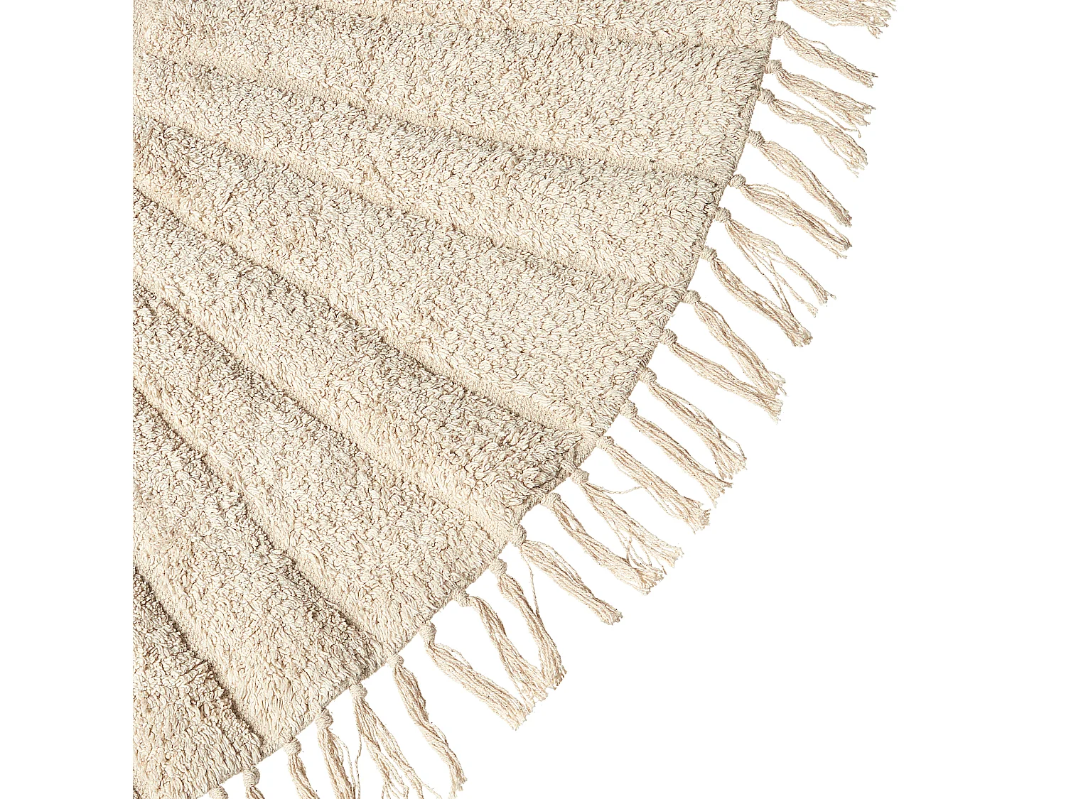 Tapis enfant BADHANI Beige ø 140 cm Coton