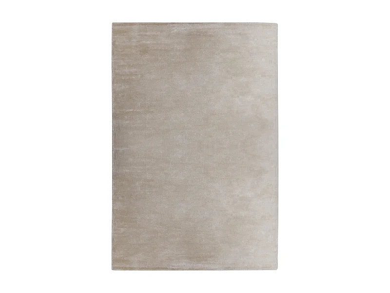 Teppich Viskose hellbeige 200 x 300 cm Kurzflor GESI II