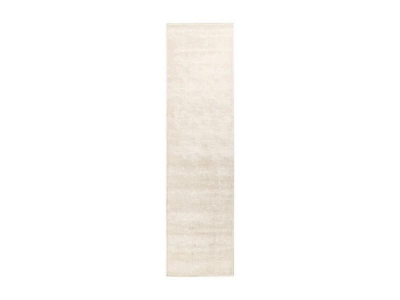 Tapis GESI II Beige clair 80 x 300 cm Soie artificielle