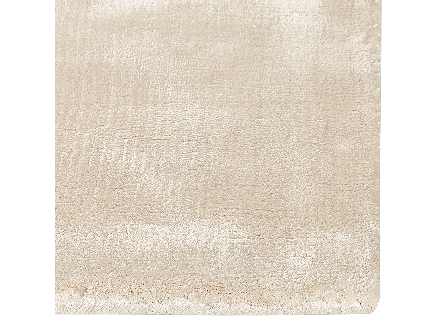Vloerkleed viscose lichtbeige 80 x 300 cm GESI II