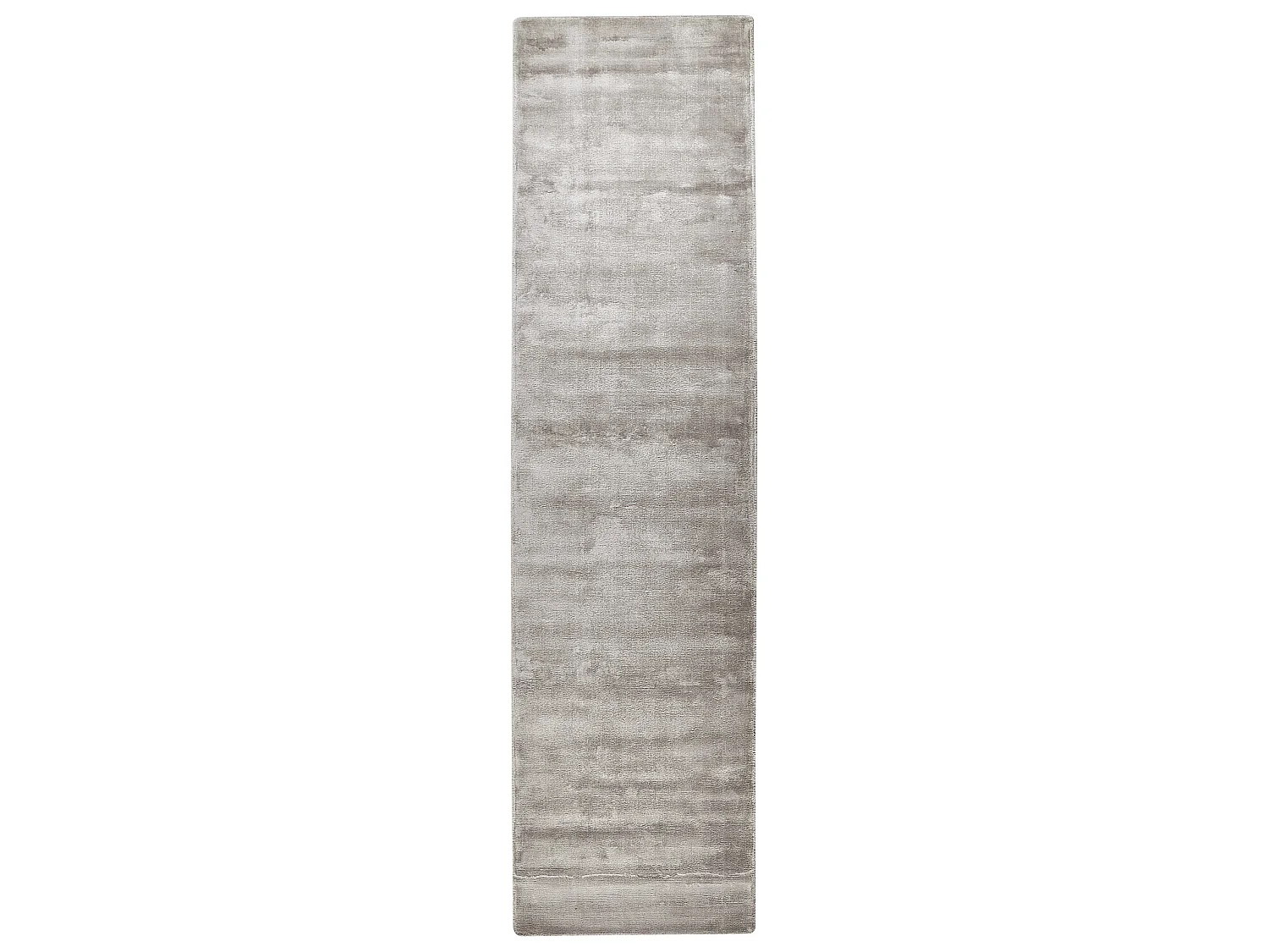 Tapis de sol en viscose 80 x 300 cm gris clair GESI II