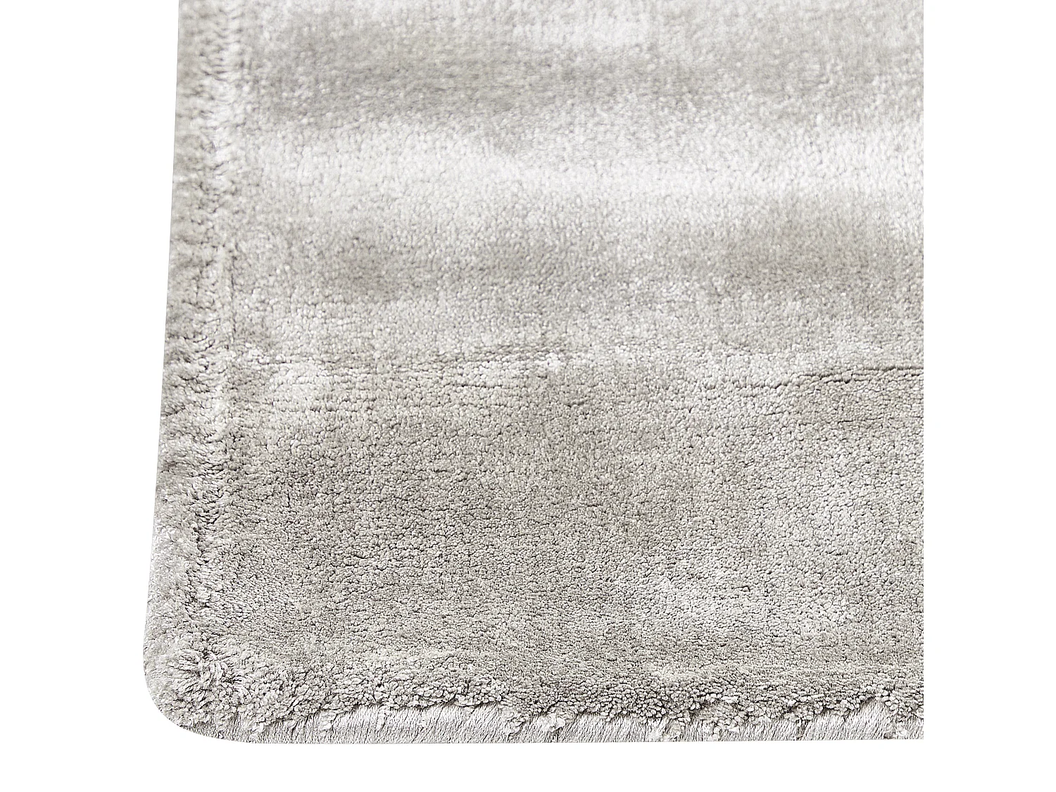 Tapis de sol en viscose 80 x 300 cm gris clair GESI II