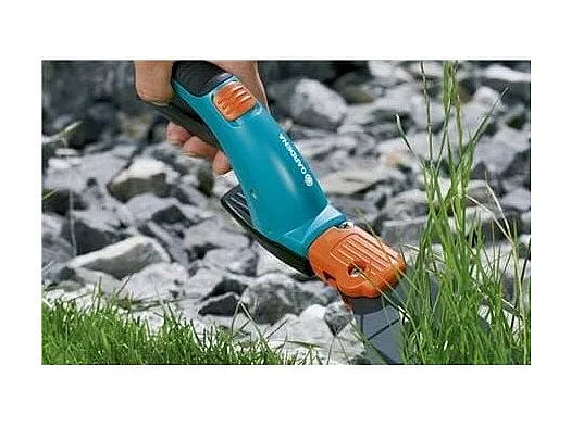 Cisaille à Gazon Orientable Gardena Comfort 27,9x2,5x7,6 cm Fonction Pivotante 360° Lames Antiadhésives Verrouillage de Sécurité