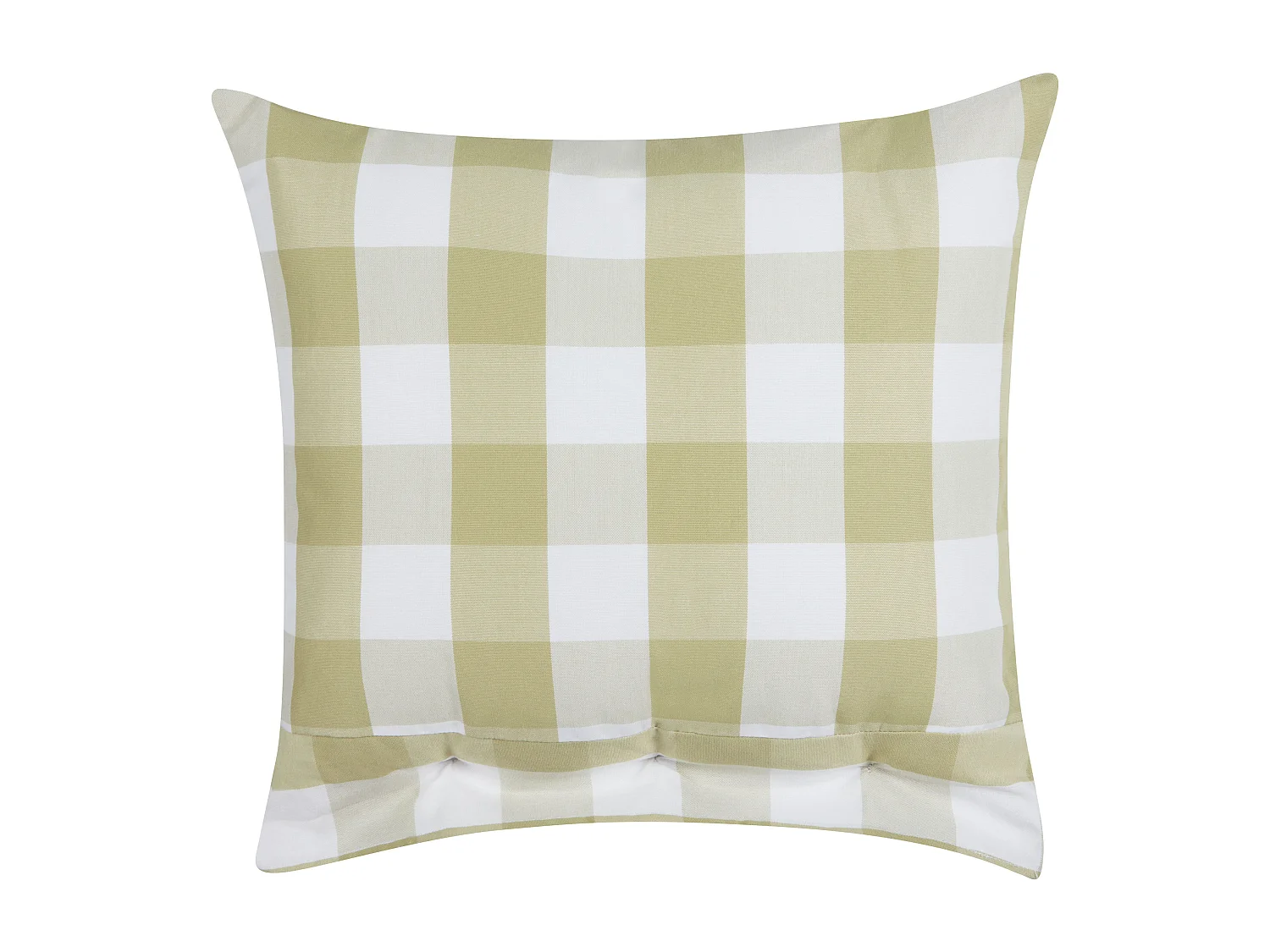 Set di 2 cuscini TAMNINE 45 x 45 cm Verde chiaro Trama a scacchi