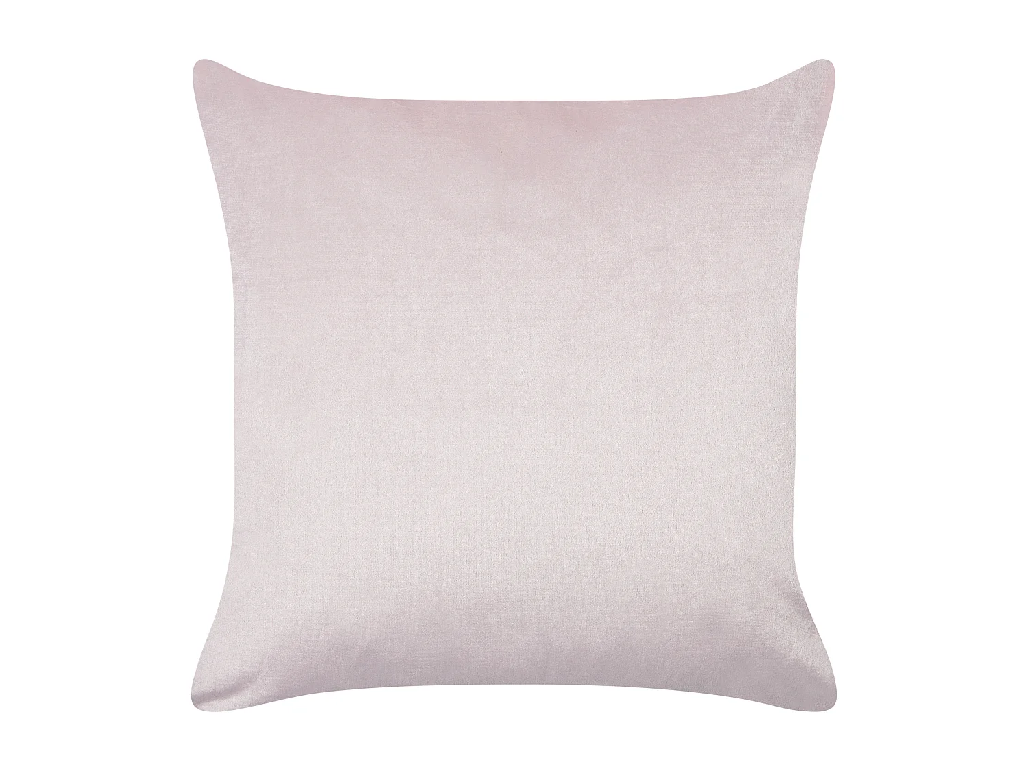 Conjunto de 2 almofadas decorativas com padrão de coelhos bordado em veludo rosa 45 x 45 cm IBERIS