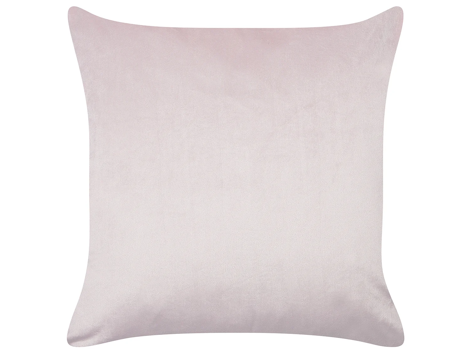 Lot de 2 coussins décoratifs IBERIS Velours 45 x 45 cm Rose