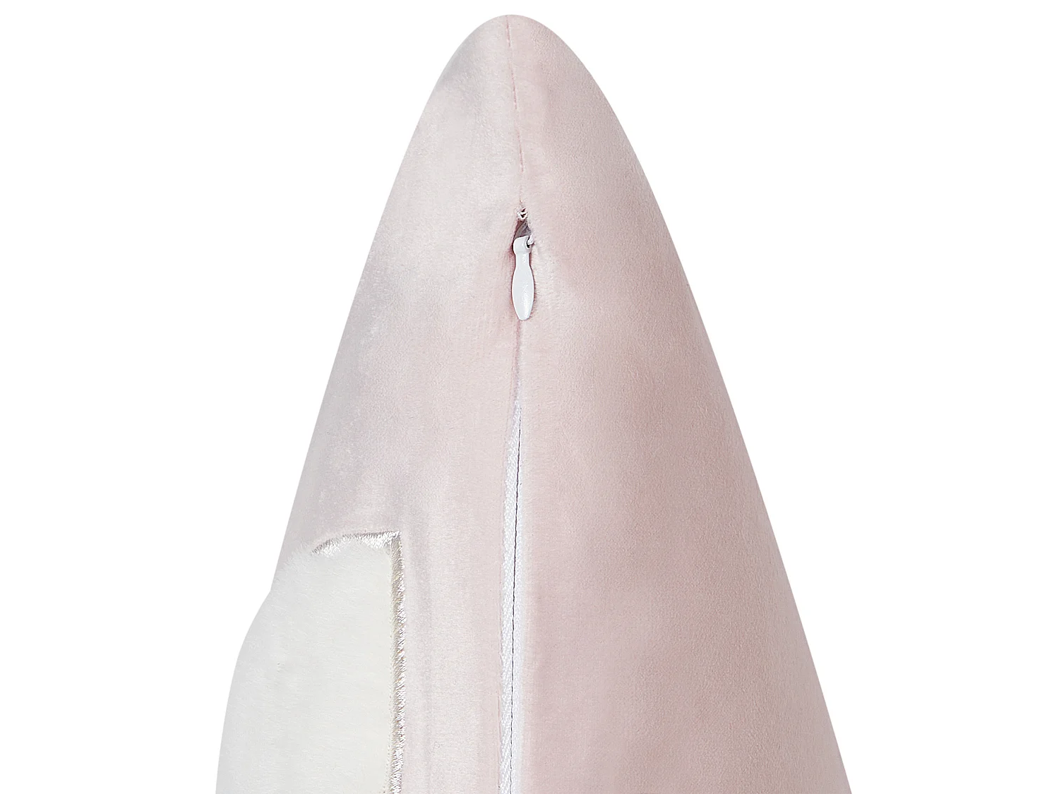 Lot de 2 coussins décoratifs IBERIS Velours 45 x 45 cm Rose
