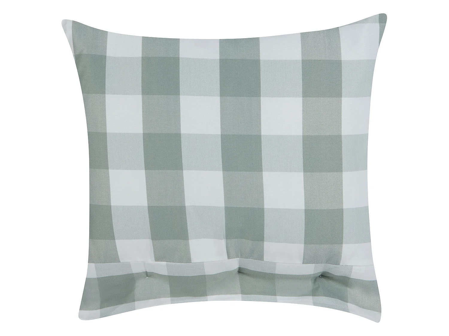 Conjunto de 2 almofadas decorativas TAMNINE 45 x 45 cm Verde menta Quadriculado