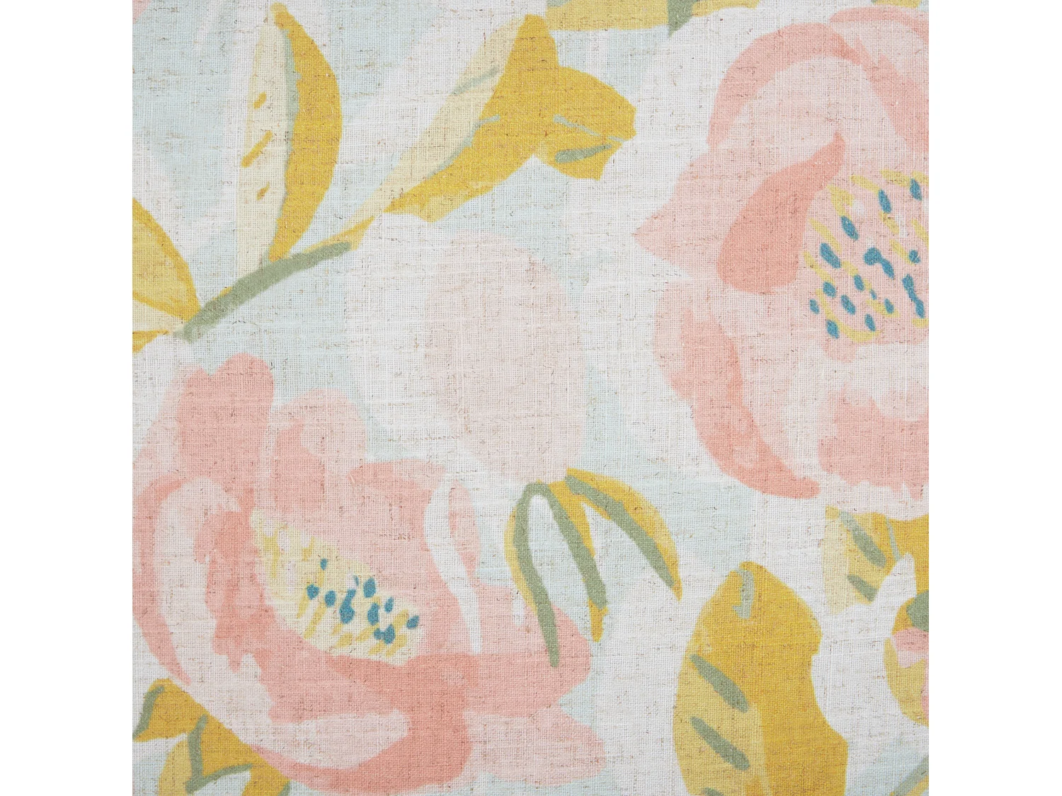 Set van 2 decoratieve kussens ZAHRIYE 45 x 45 cm Roze Bloempatroon