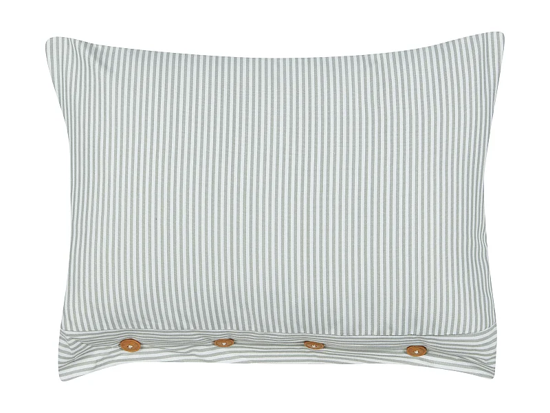 Coussin SEBRINE 40 x 60 cm Vert menthe À rayure