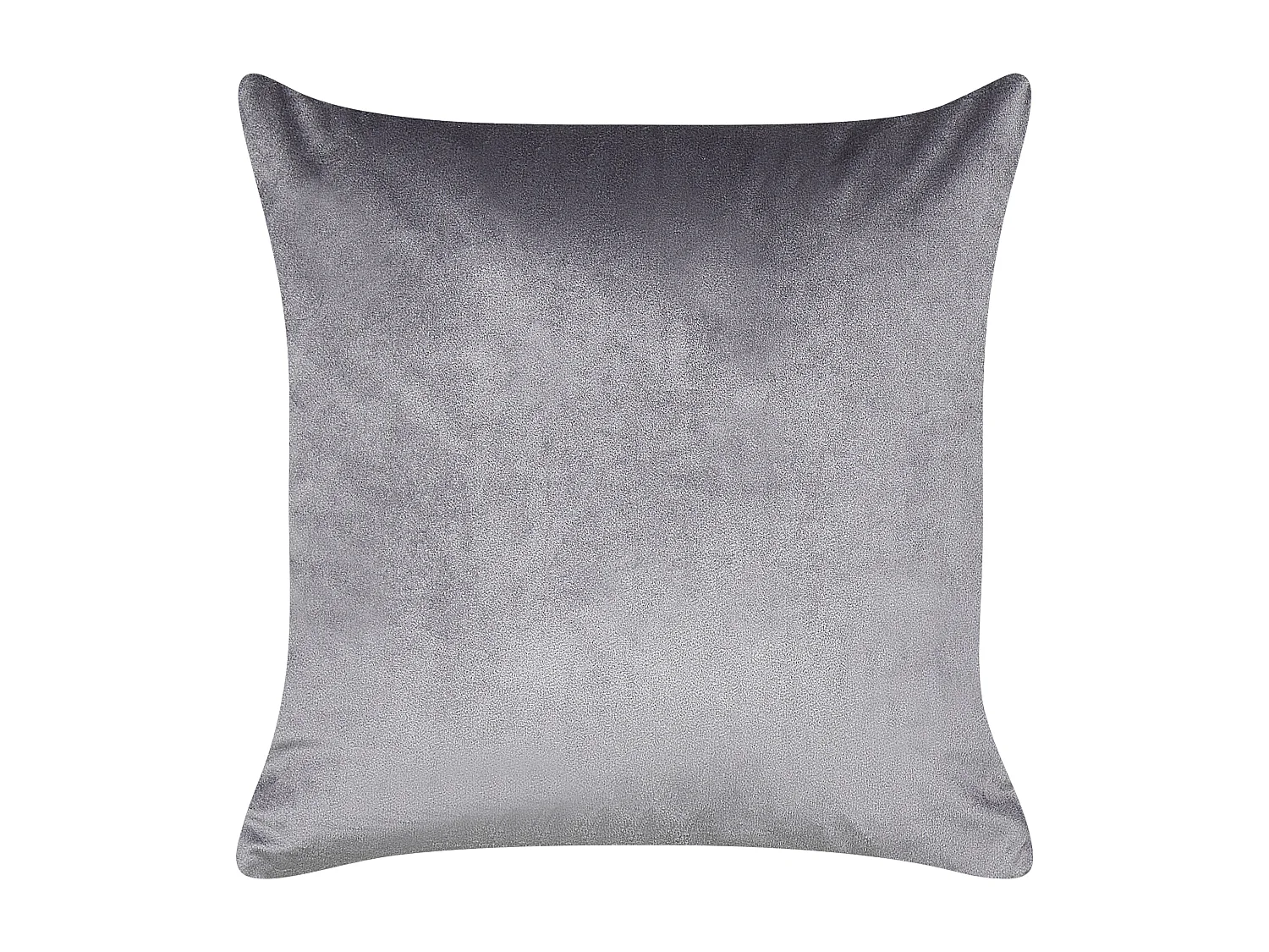 Lot de 2 coussins décoratifs ECLIPTA 45 x 45 cm Gris Unicolore