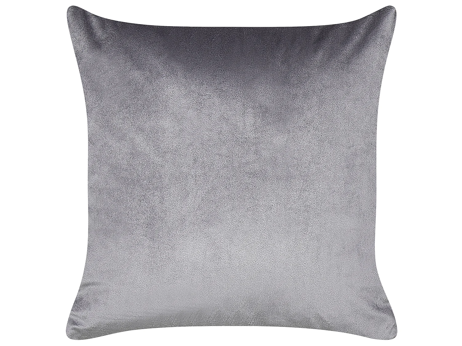 Set of 2 Decorative Cushions ECLIPTA 45 x 45 cm Grey Solid