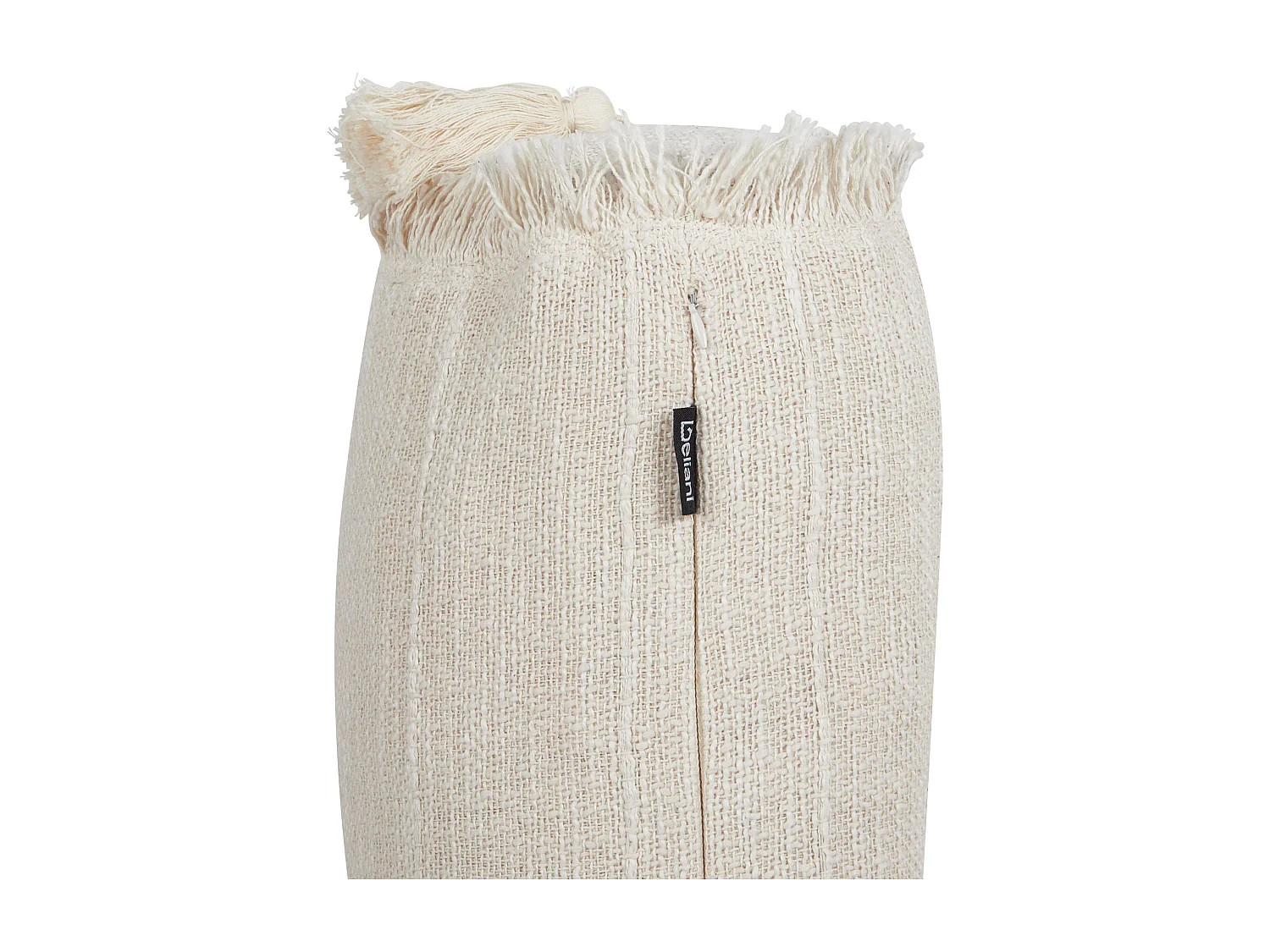 Set van 2 decoratieve kussens NAHLEH Katoen 20 x 50 cm Beige Effen