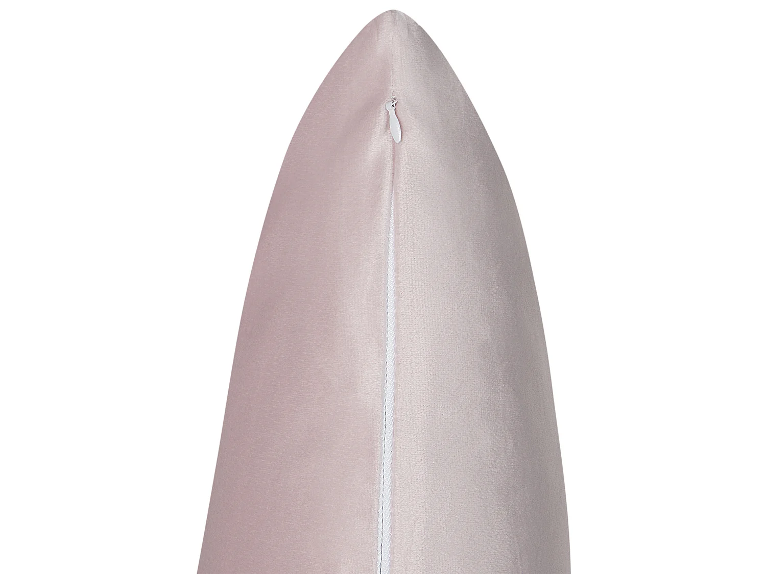 Dekokissen aus Samt mit gesticktem Wolkenmotiv rosa 45 x 45 cm 2er Set IPOMEA