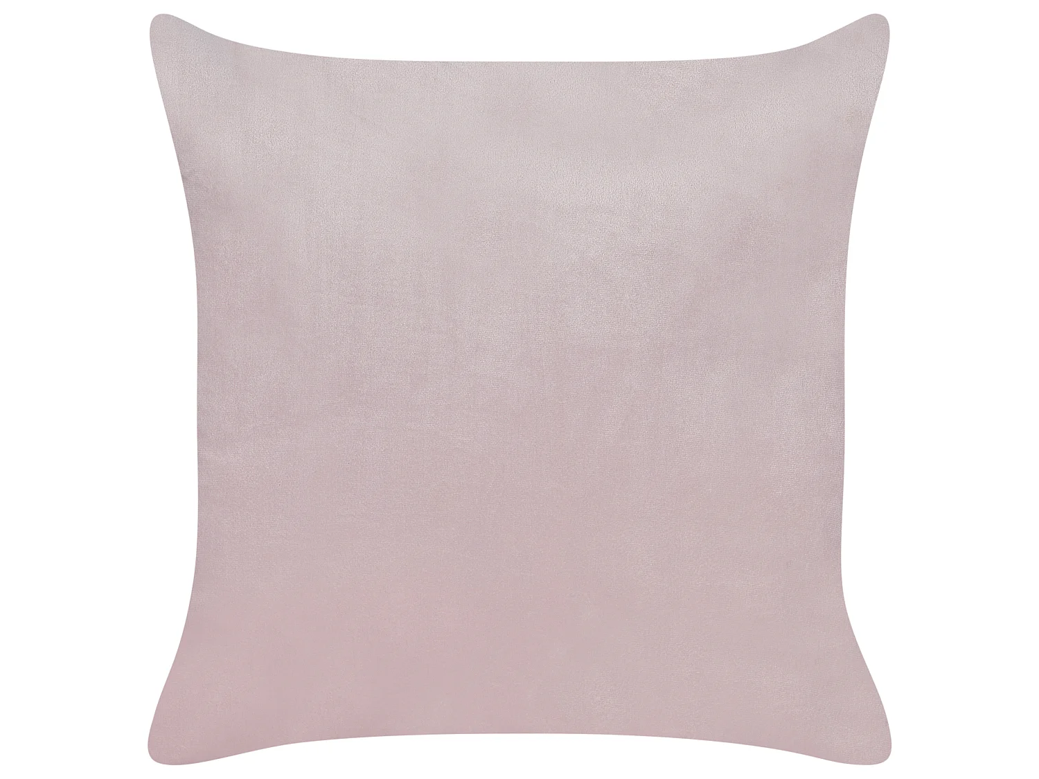 Lot de 2 coussins décoratifs avec motif nuages brodés 45 x 45 cm en velours rose IPOMEA