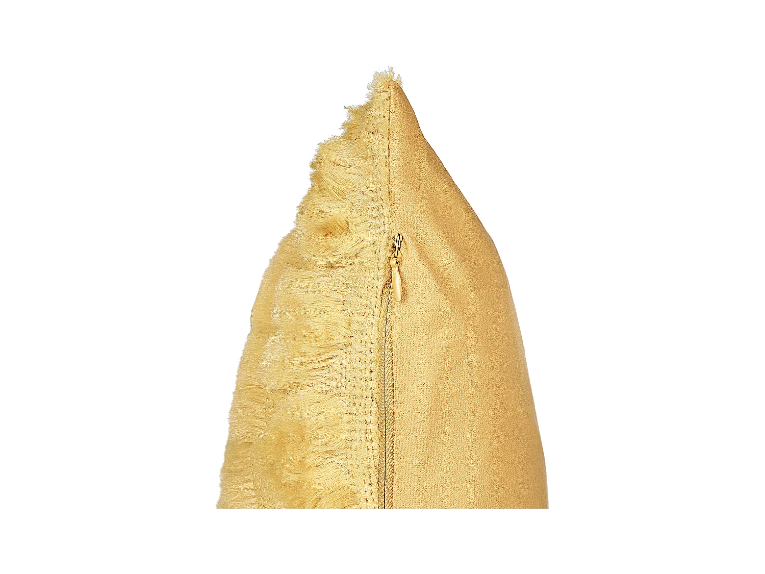 Dekokissen Herzmotiv gelb getuftet 45 x 45 cm 2er Set ASTRANTIA