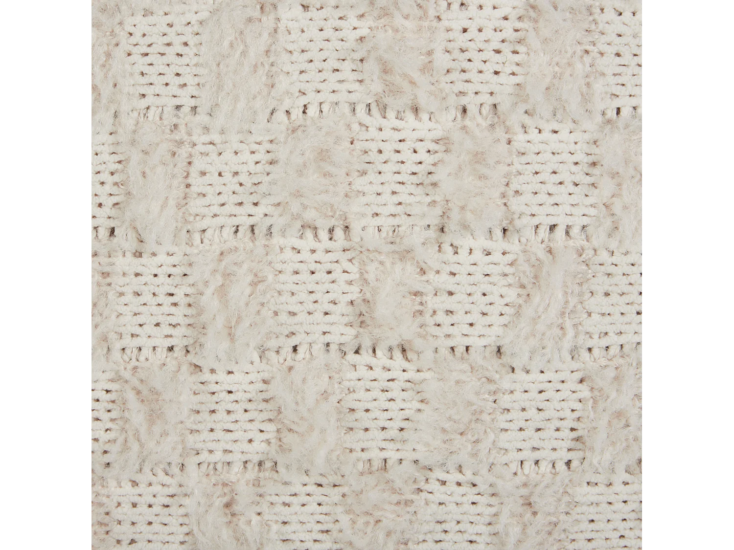 Conjunto de 2 cojines decorativos BASALIM 45 x 45 cm Beige Liso