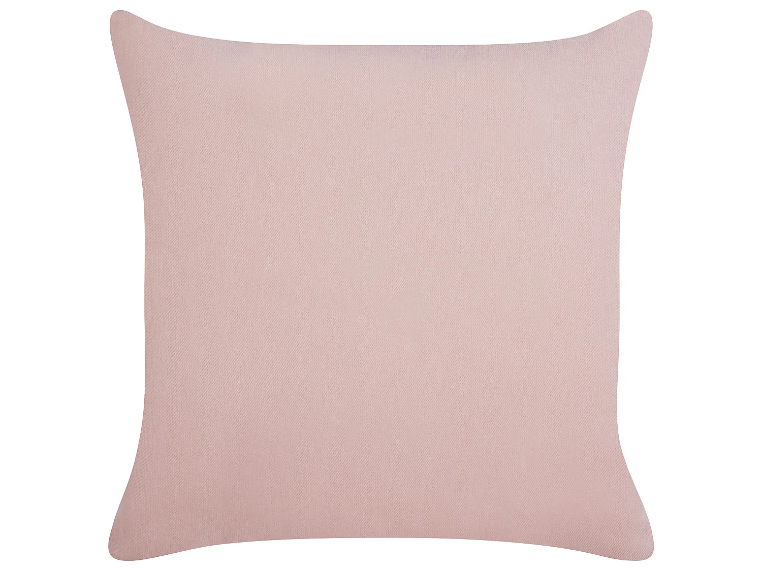 Set of 2 Decorative Cushions BASALIM 45 x 45 cm Beige Solid
