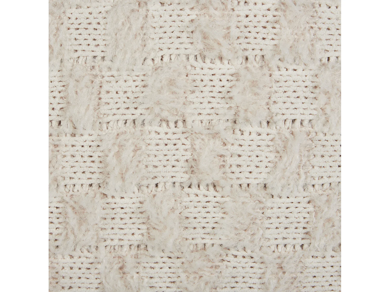 Set of 2 Decorative Cushions BASALIM 45 x 45 cm Beige Solid