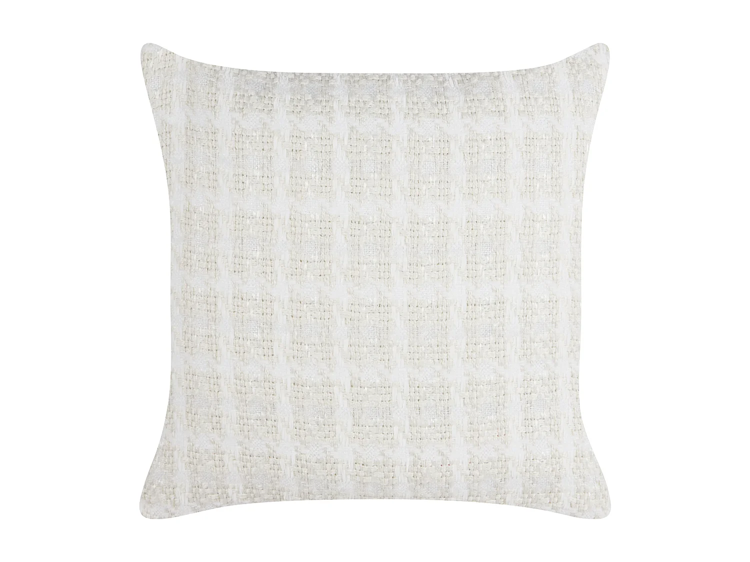 Coussin DOURIS 45 x 45 cm Beige clair À carreaux