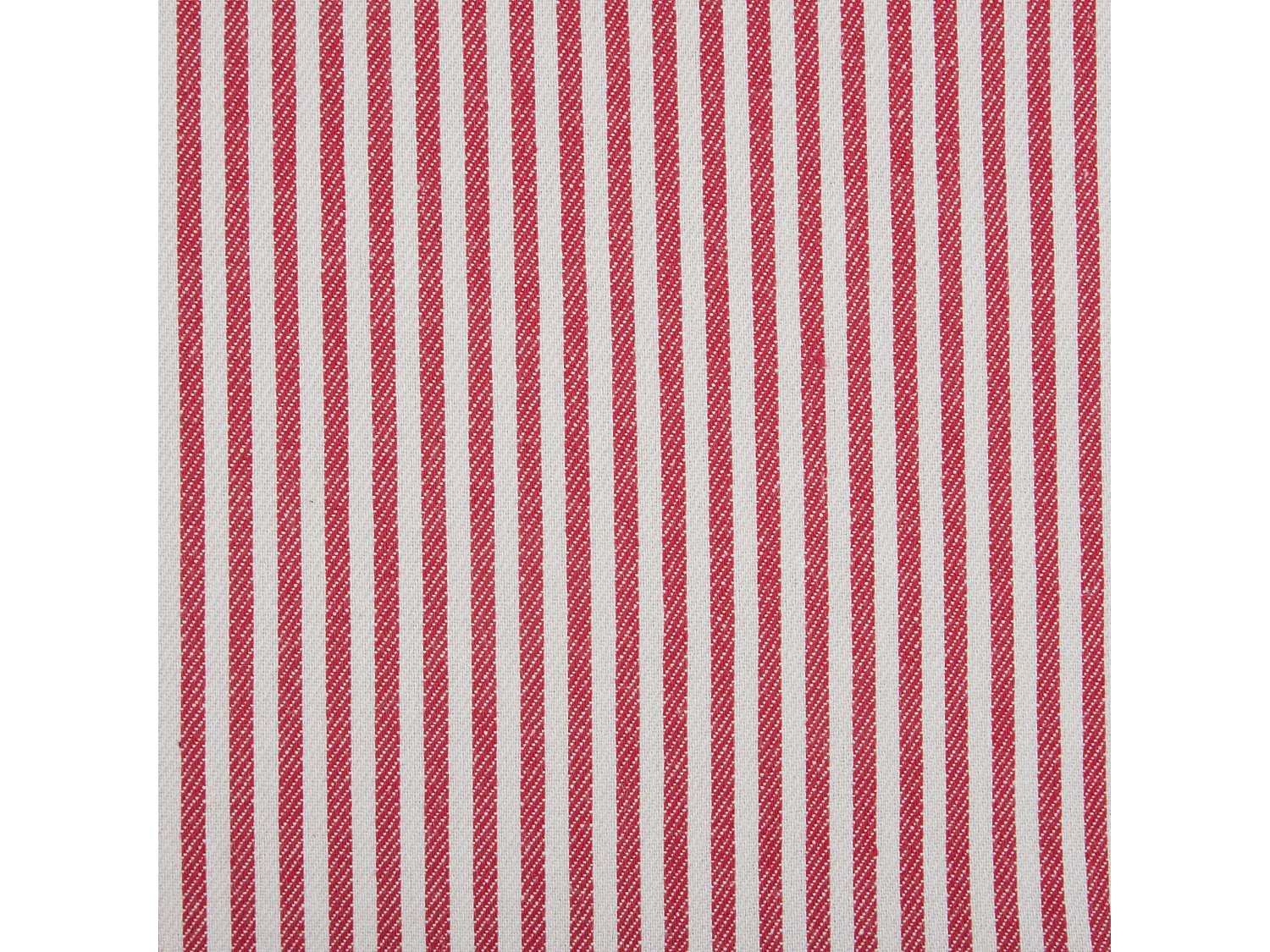 Almofada decorativa AALITA Algodão 45 x 45 cm Vermelho Às riscas