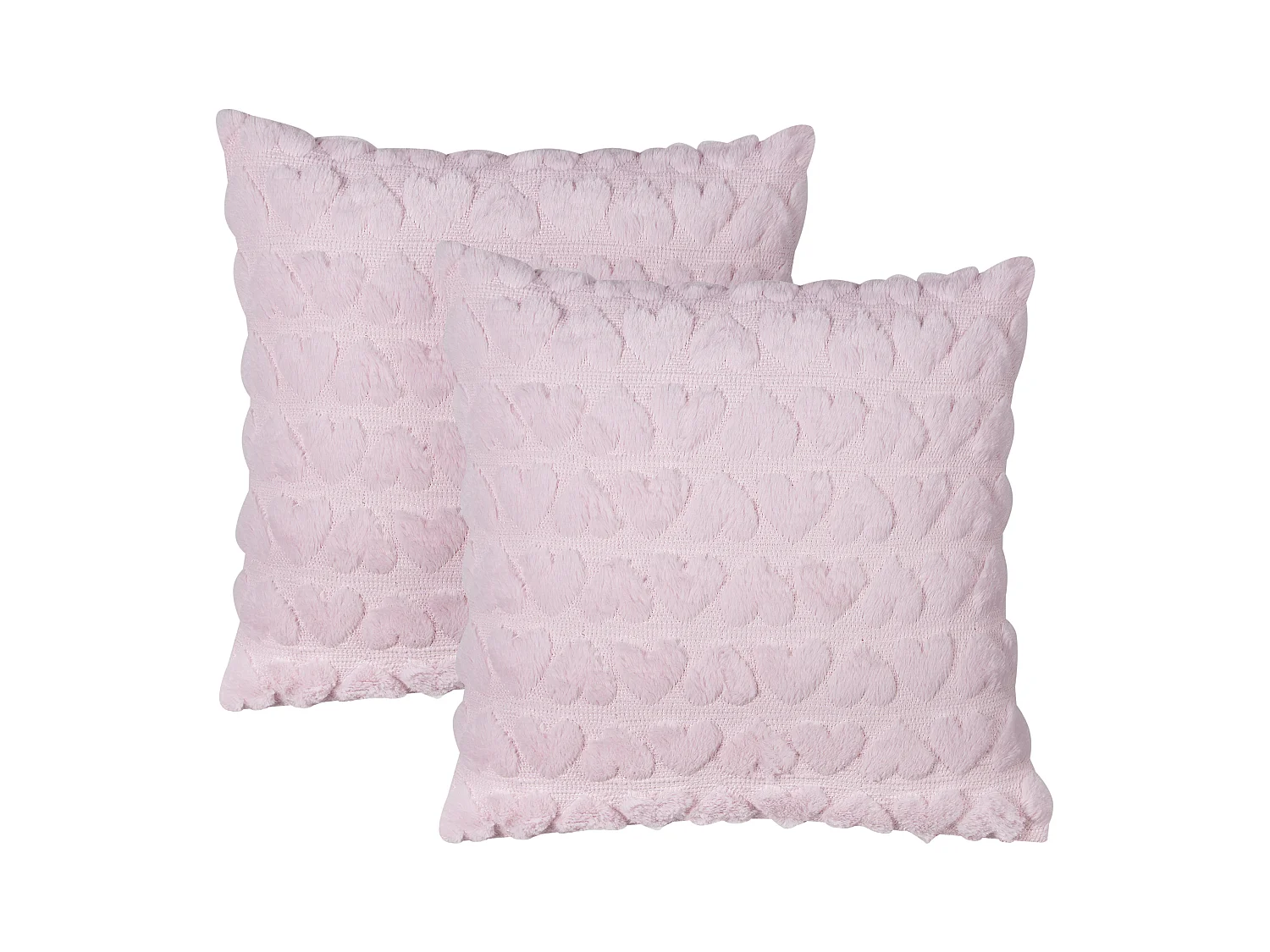 Lot de 2 coussins décoratifs ASTRANTIA 45 x 45 cm Rose