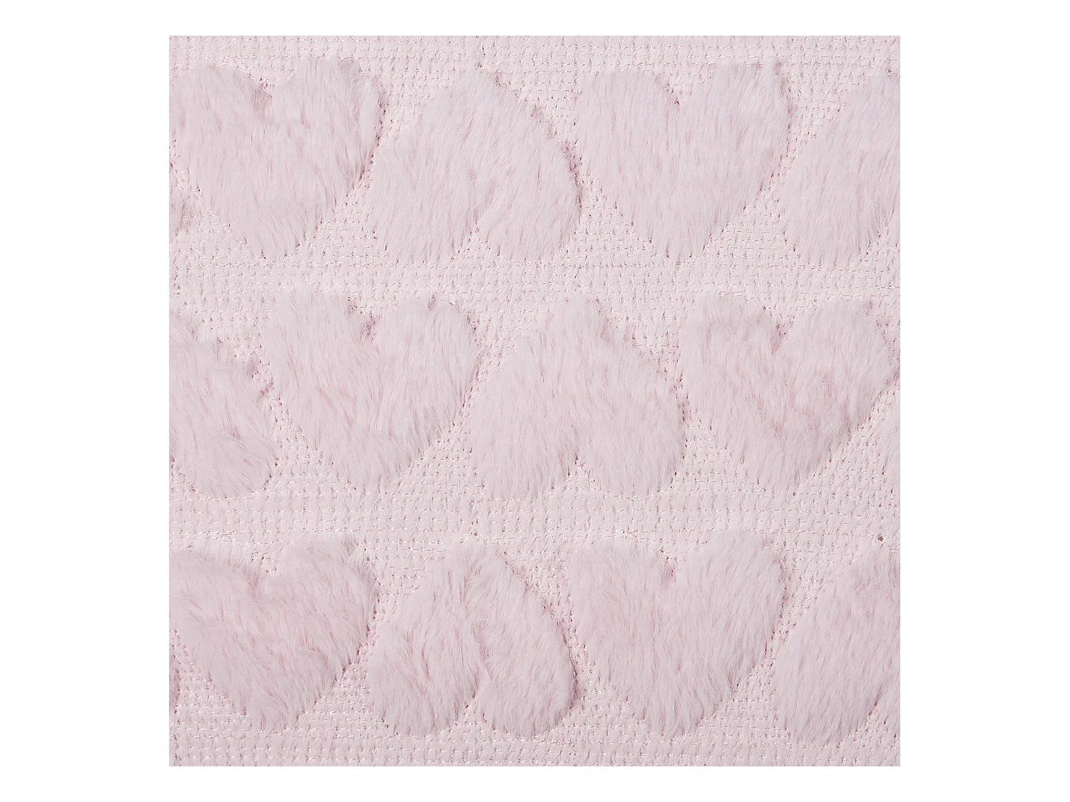 Dekokissen Herzmotiv rosa getuftet 45 x 45 cm 2er Set ASTRANTIA