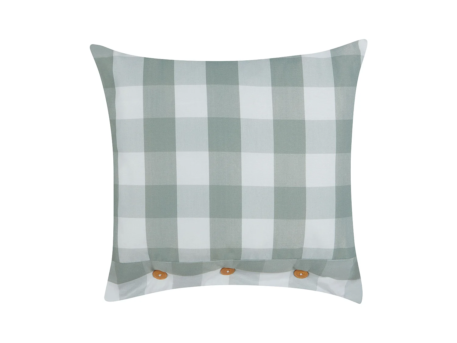 Coussin TAMNINE 45 x 45 cm Vert menthe À carreaux