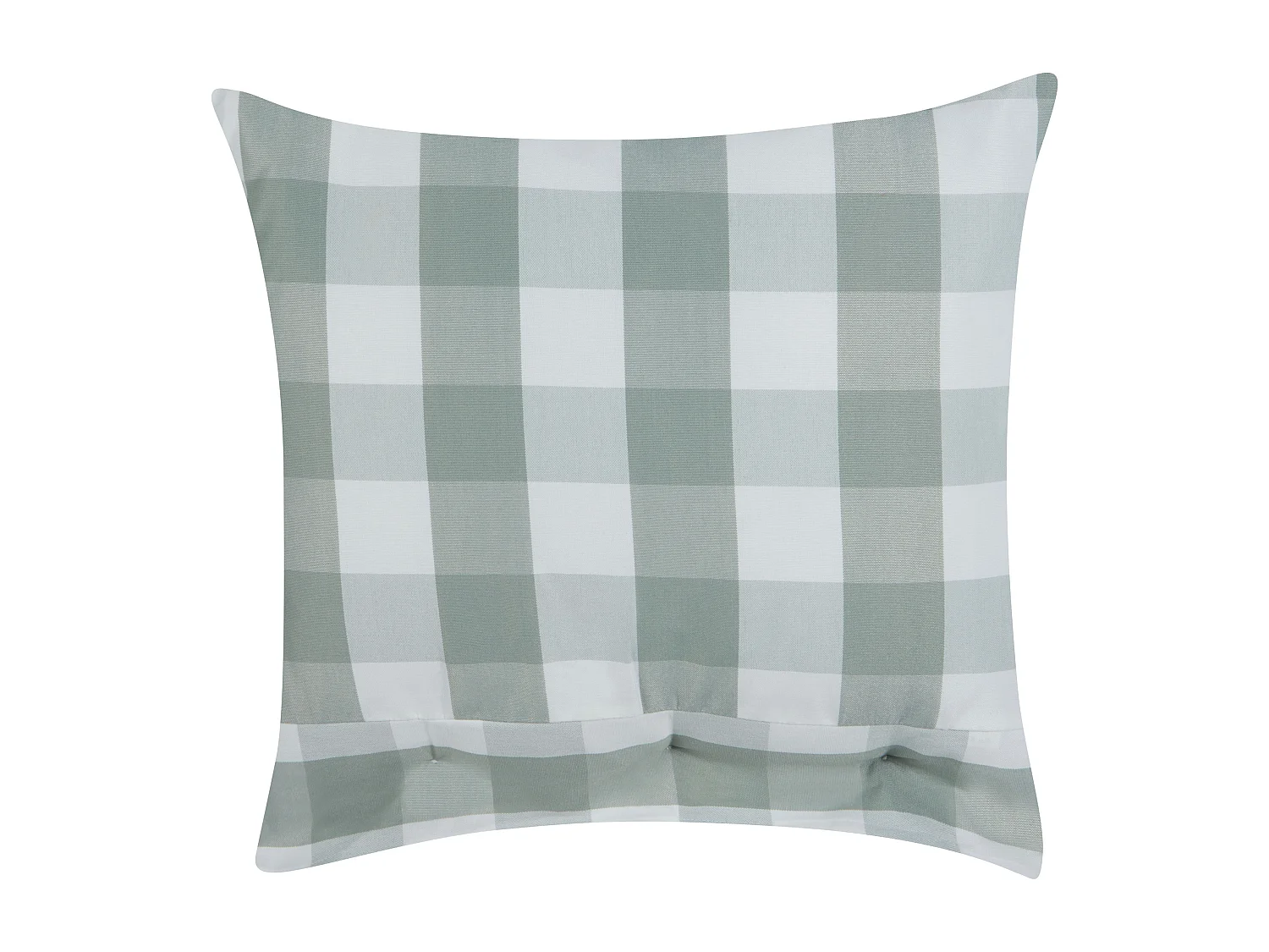 Coussin TAMNINE 45 x 45 cm Vert menthe À carreaux