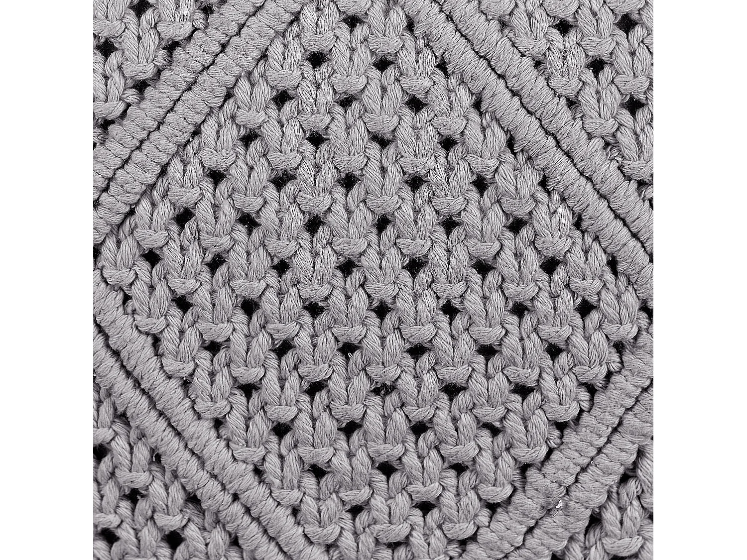 Zestaw 2 poduszek dekoracyjnych BESHAM Bawełna 45 x 45 cm Szary Wzór geometryczny