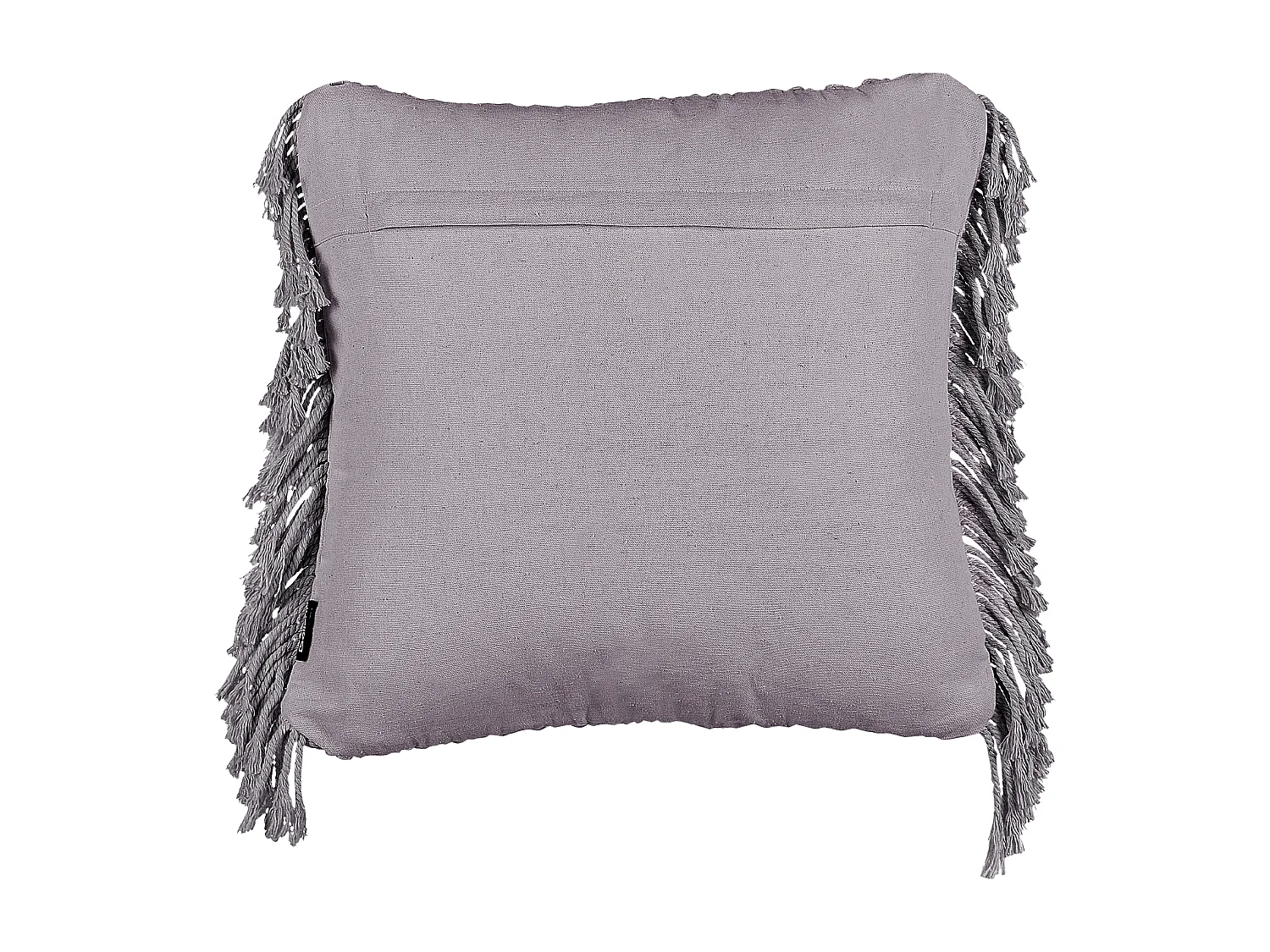 Lot de 2 coussins décoratifs BESHAM Coton 45 x 45 cm Gris Motif géométrique