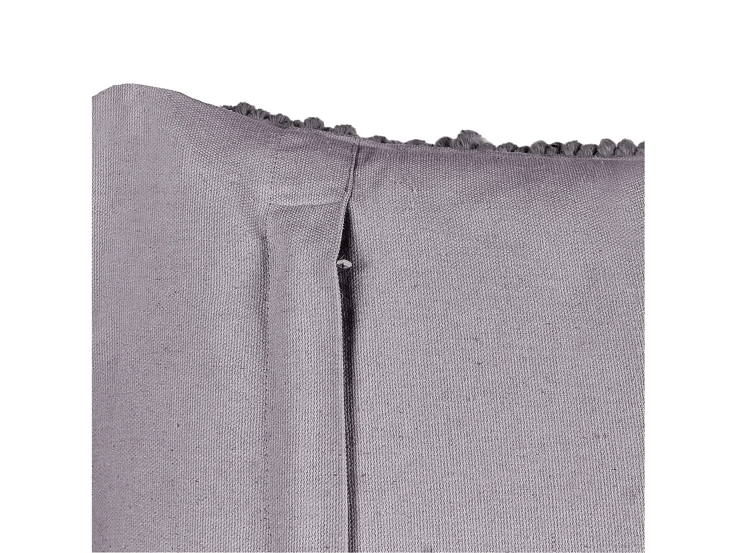 Zestaw 2 poduszek dekoracyjnych BESHAM Bawełna 45 x 45 cm Szary Wzór geometryczny