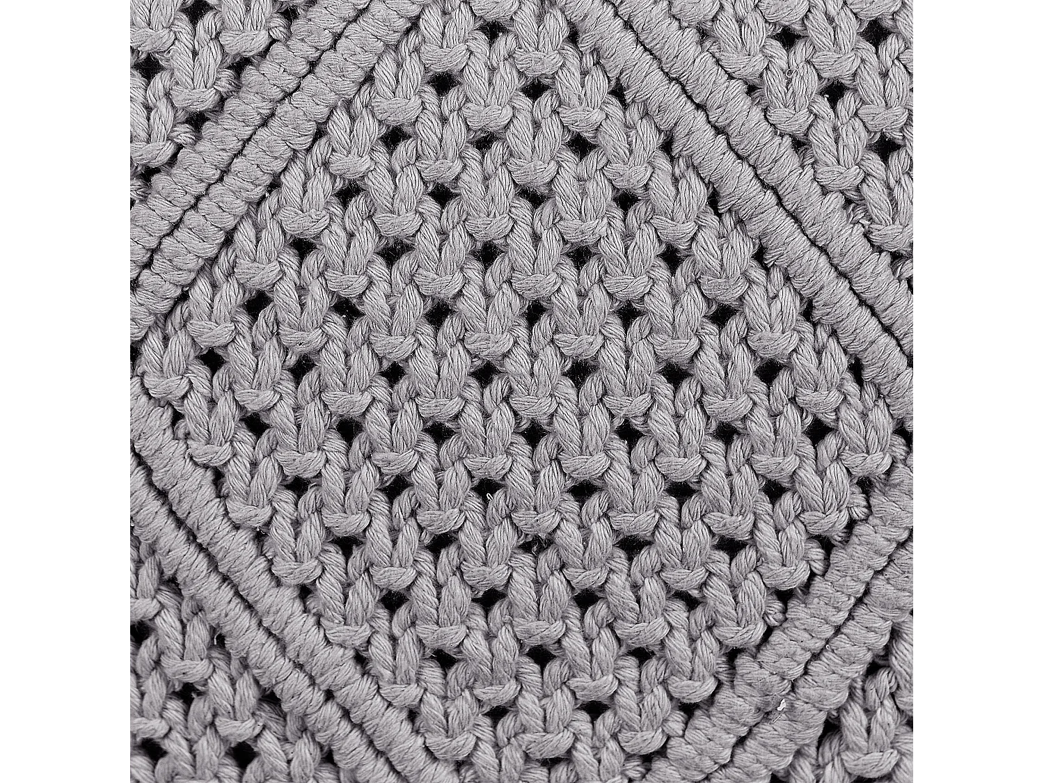 Zestaw 2 poduszek dekoracyjnych BESHAM Bawełna 45 x 45 cm Szary Wzór geometryczny