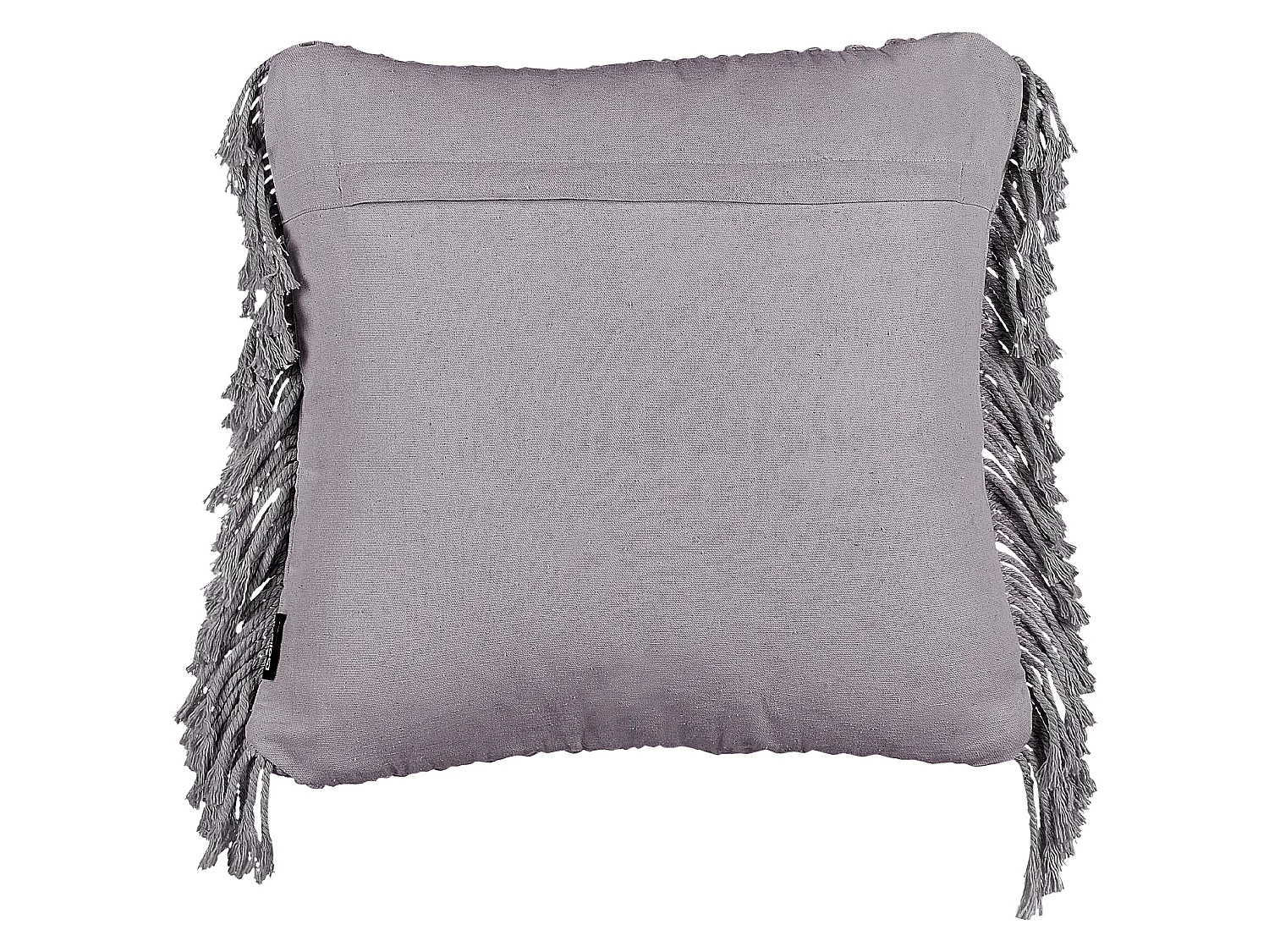 Lot de 2 coussins décoratifs BESHAM Coton 45 x 45 cm Gris Motif géométrique