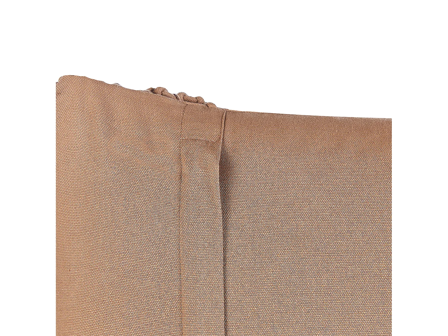 Lot de 2 coussins décoratifs BAMIAN Coton 45 x 45 cm Marron clair Motif géométrique