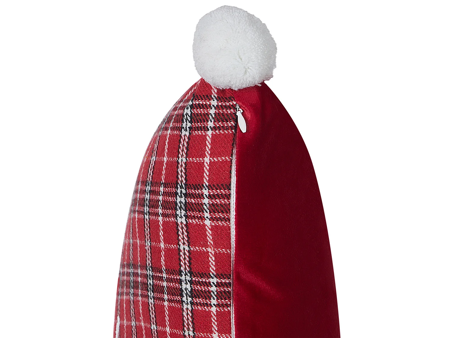 Lot de 2 coussins décoratifs LONICERA 45 x 45 cm Rouge Motif de Noël