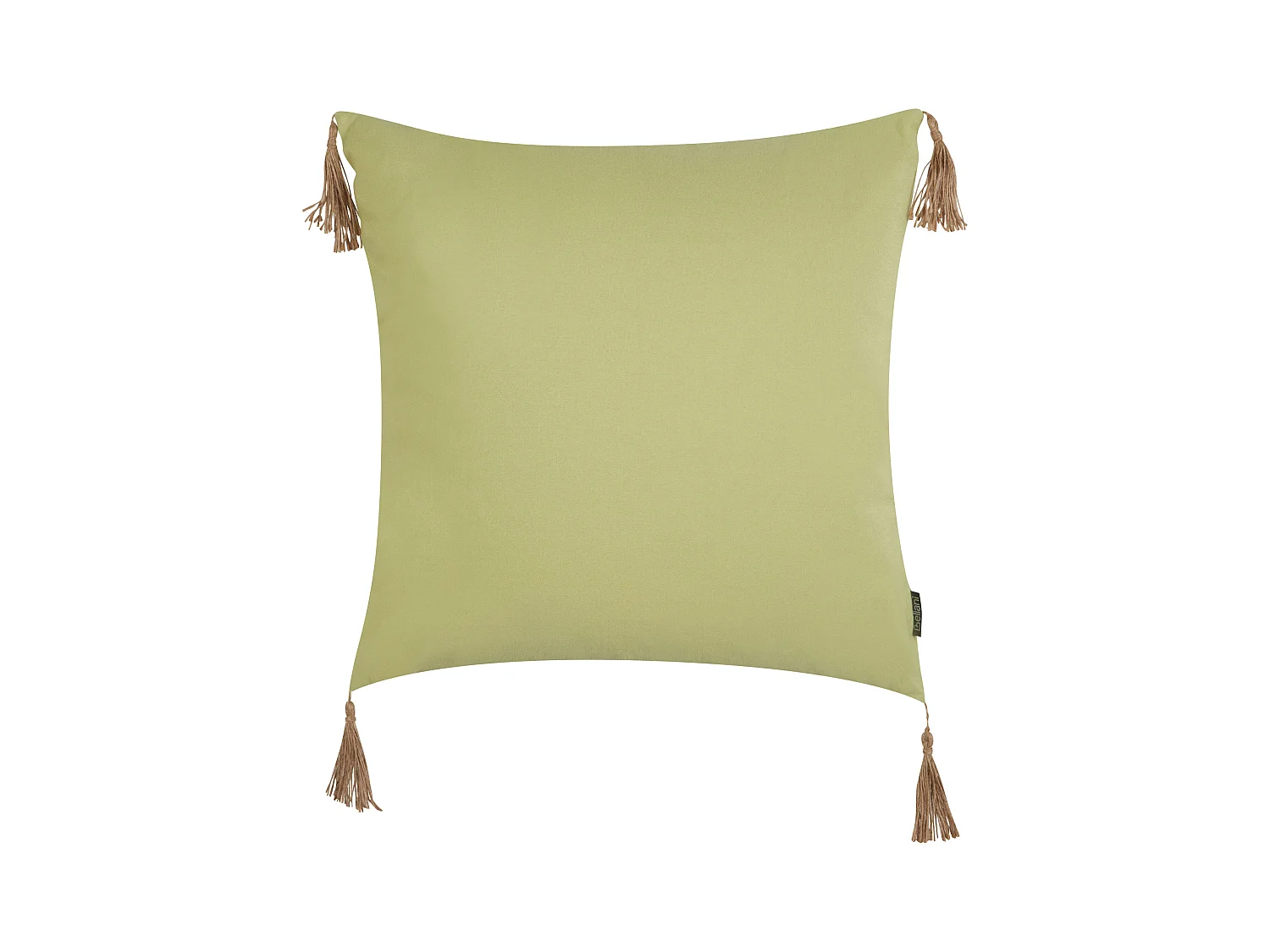 Coussin CHMISTAR 45 x 45 cm Vert olive Unicolore