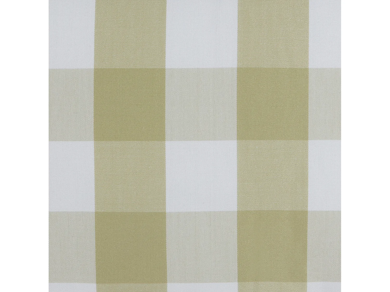 Dekokissen grün / weiß kariertes Muster 45x45 cm quadratisch mit Knöpfen Tamnine