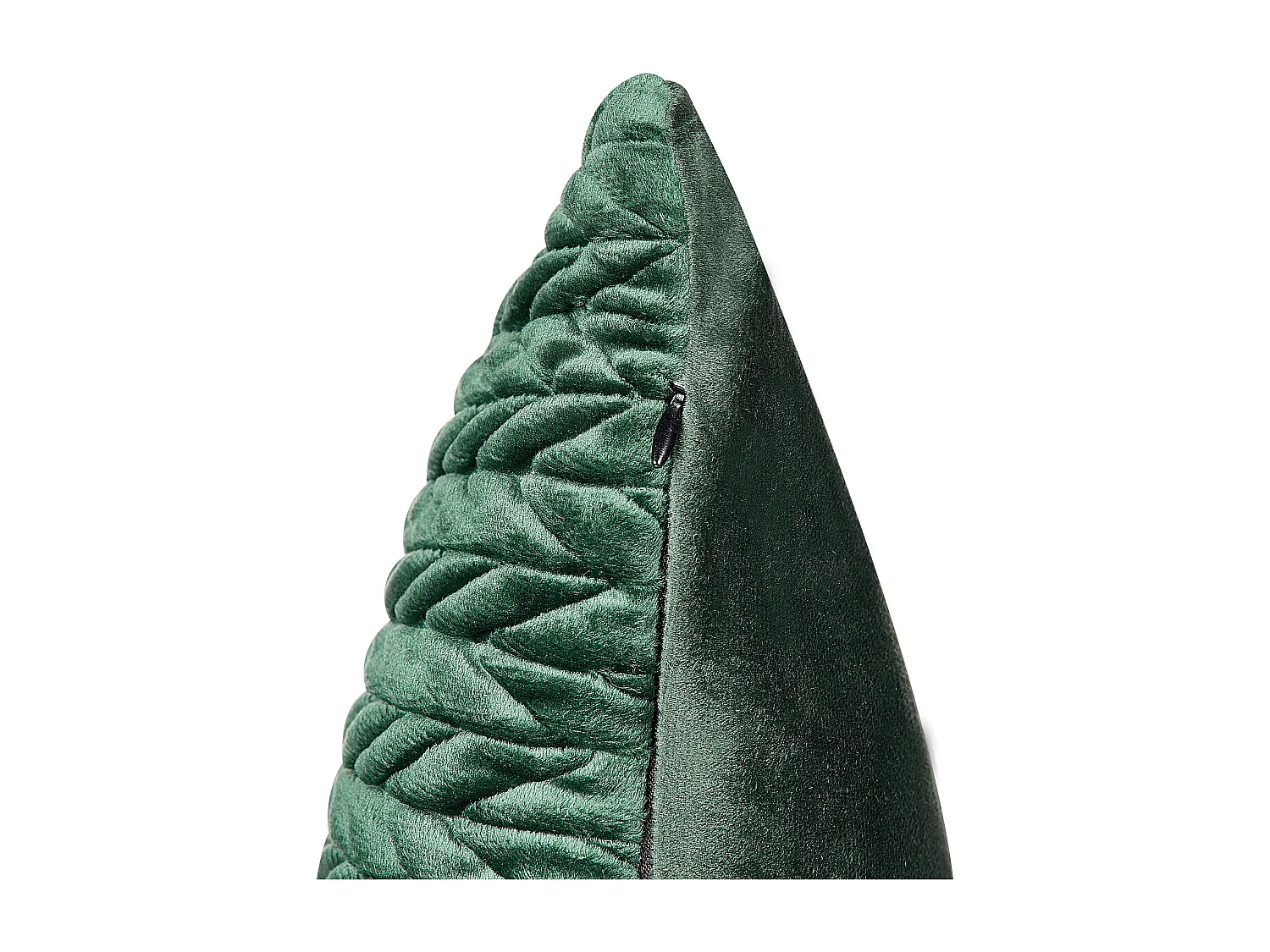 Lot de 2 coussins décoratifs ECLIPTA 45 x 45 cm Vert Unicolore