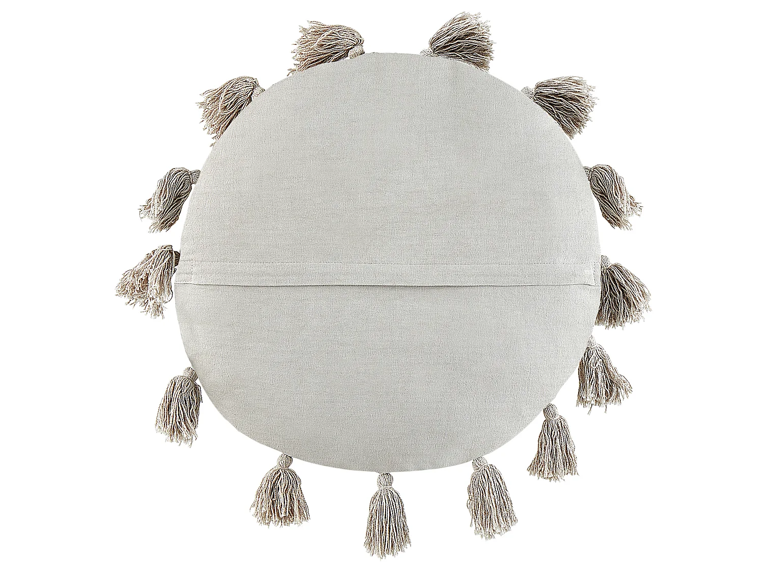 Set of 2 Decorative Cushions MADIA Cotton 45 x 45 cm Grey Solid