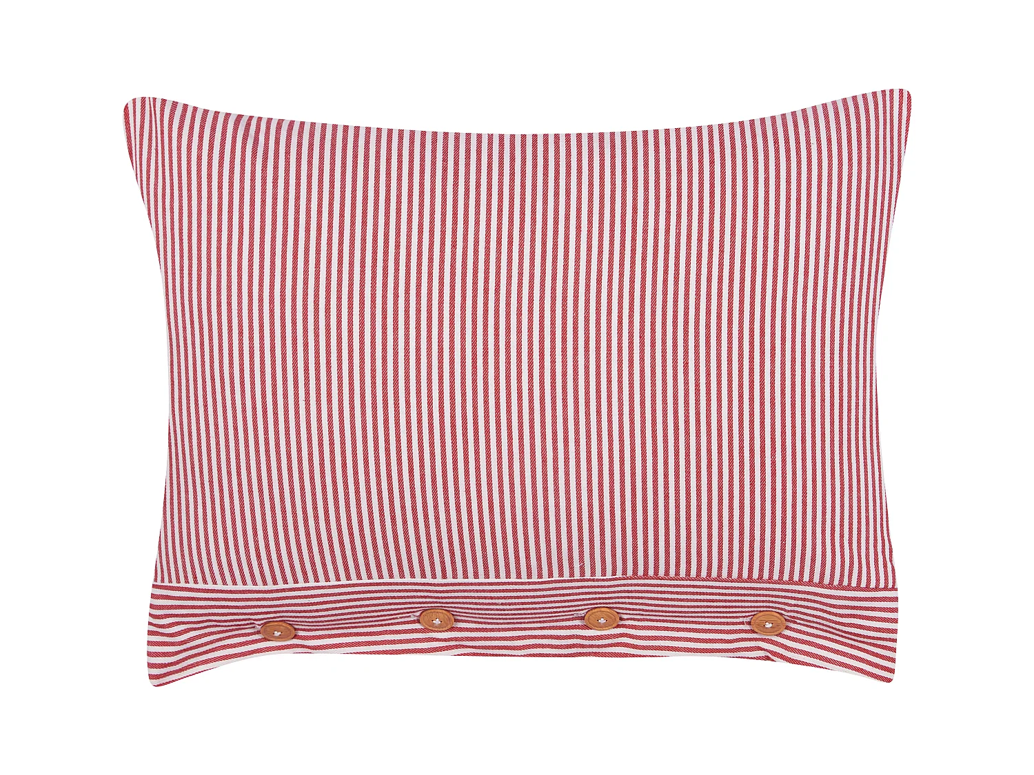 Coussin AALITA Coton 40 x 60 cm Rouge À rayure