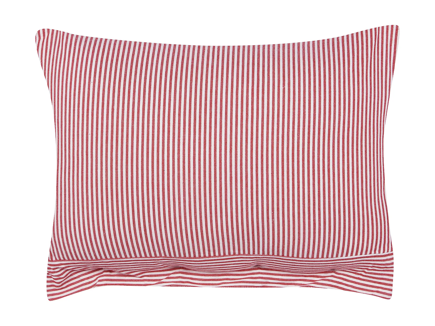 Cuscino decorativo AALITA Cotone 40 x 60 cm Rosso A strisce