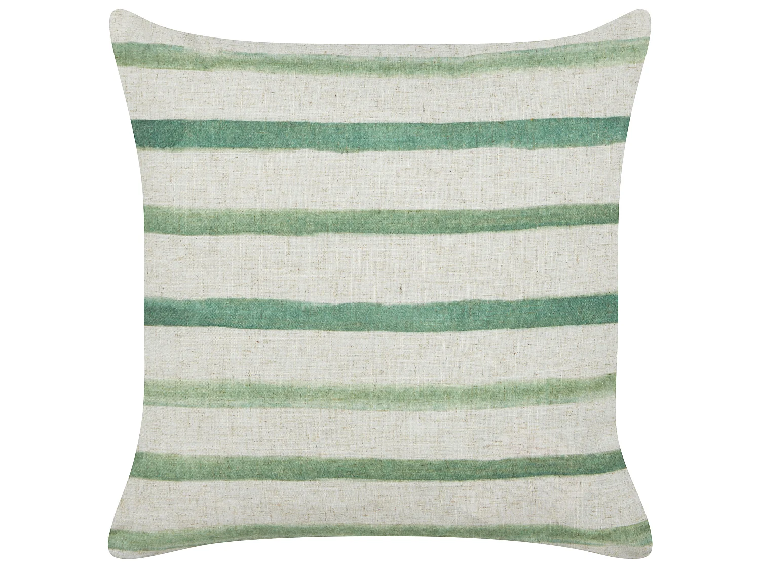 Lot de 2 coussins décoratifs KAFRA 45 x 45 cm Vert À rayure