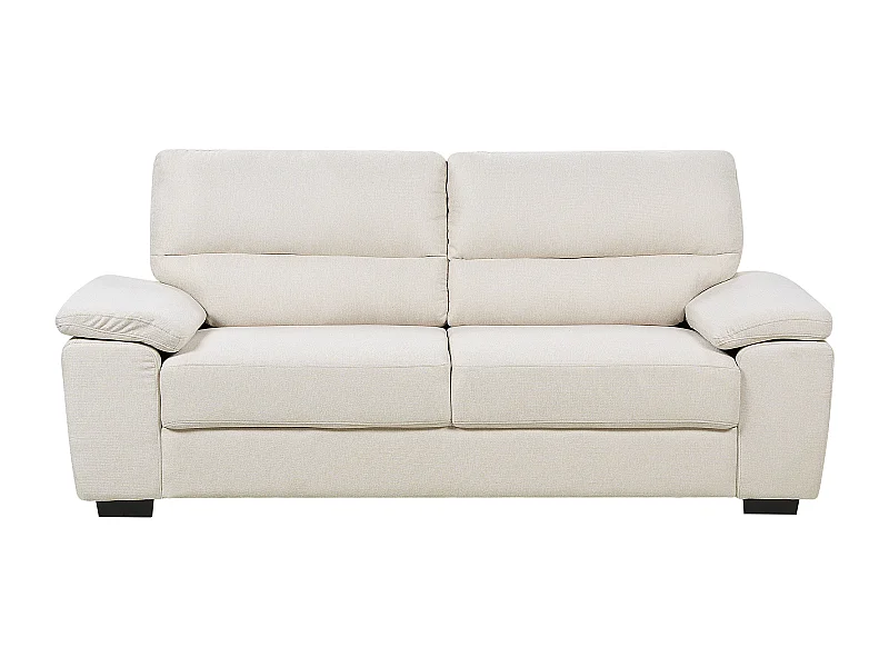Sofa VOGAR Stoff Hellbeige 3-Sitzer
