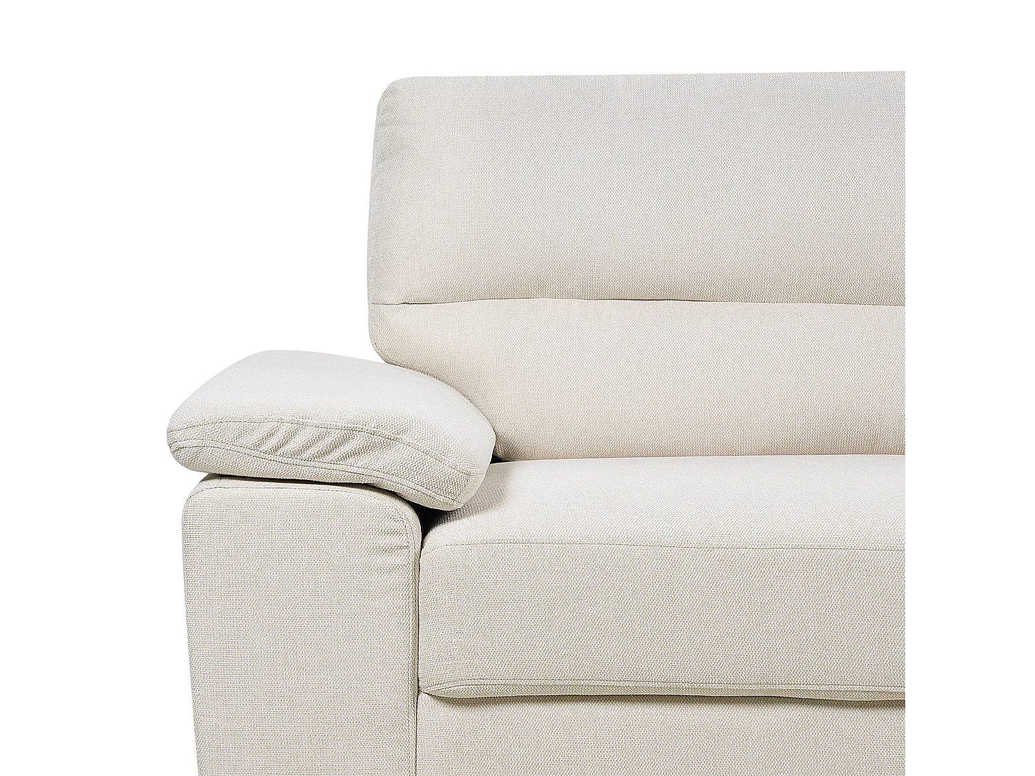 Canapé 3 places VOGAR Tissu Beige clair